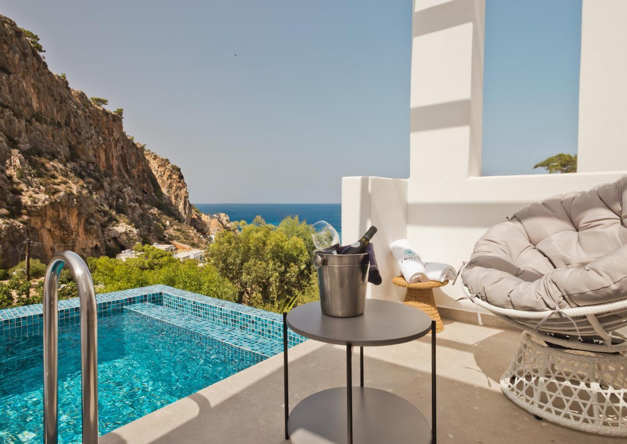 Enilion Luxury Suites Kyra Panagia Dış mekan fotoğraf